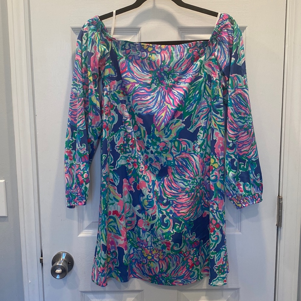 Lilly Pulitzer off the shoulder dress